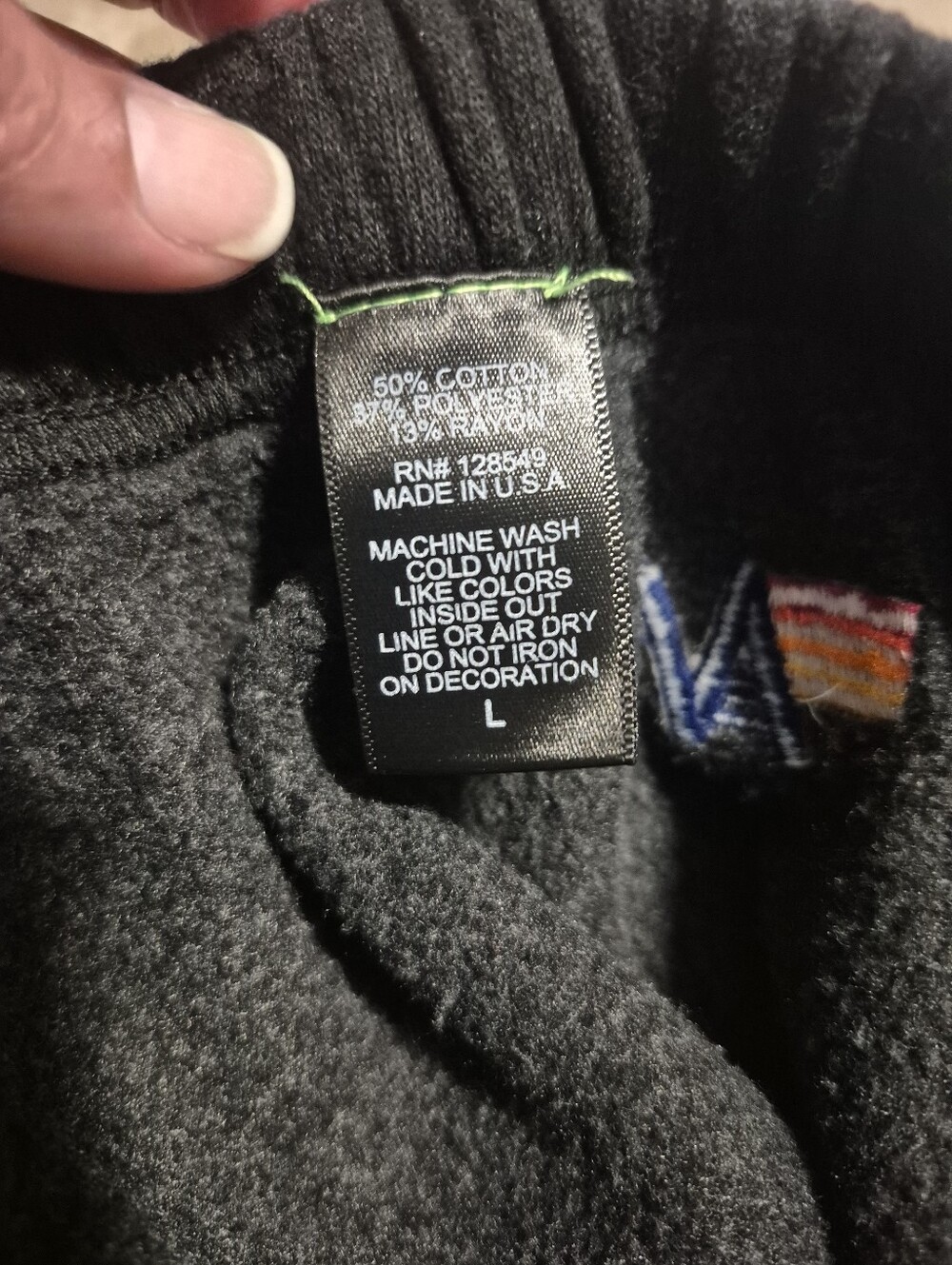 Aviator Nation Black Repeat Bolt Lightning Sweatpants Large - Picture 6 of 7